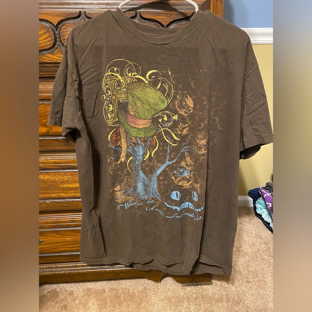 Disney, Alice and the wonderland shirt.